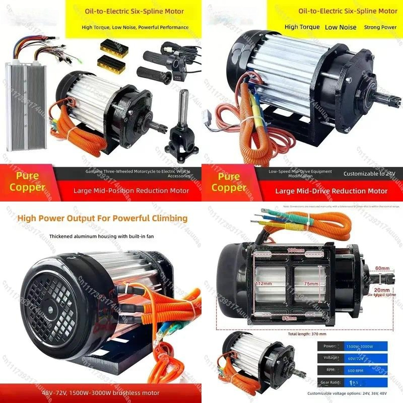 For Motorcycle Electric Conver - огляд і ціна Electric Motorcycle Conversion Kit 72V