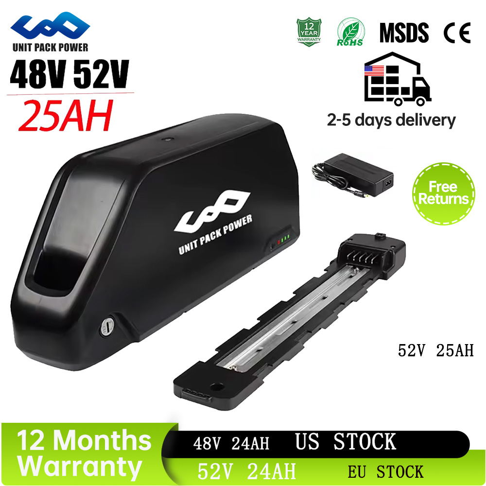 52V 25AH  Downtube EBike Batte - огляд і ціна 60V 30Ah Electric Scooter Battery