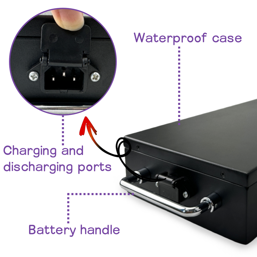 60V 20Ah High Capacity Waterpr - огляд і ціна 60V 30Ah Electric Scooter Battery