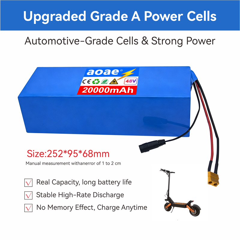 48V Electric Scooter Battery 1 - огляд і ціна 60V 30Ah Electric Scooter Battery