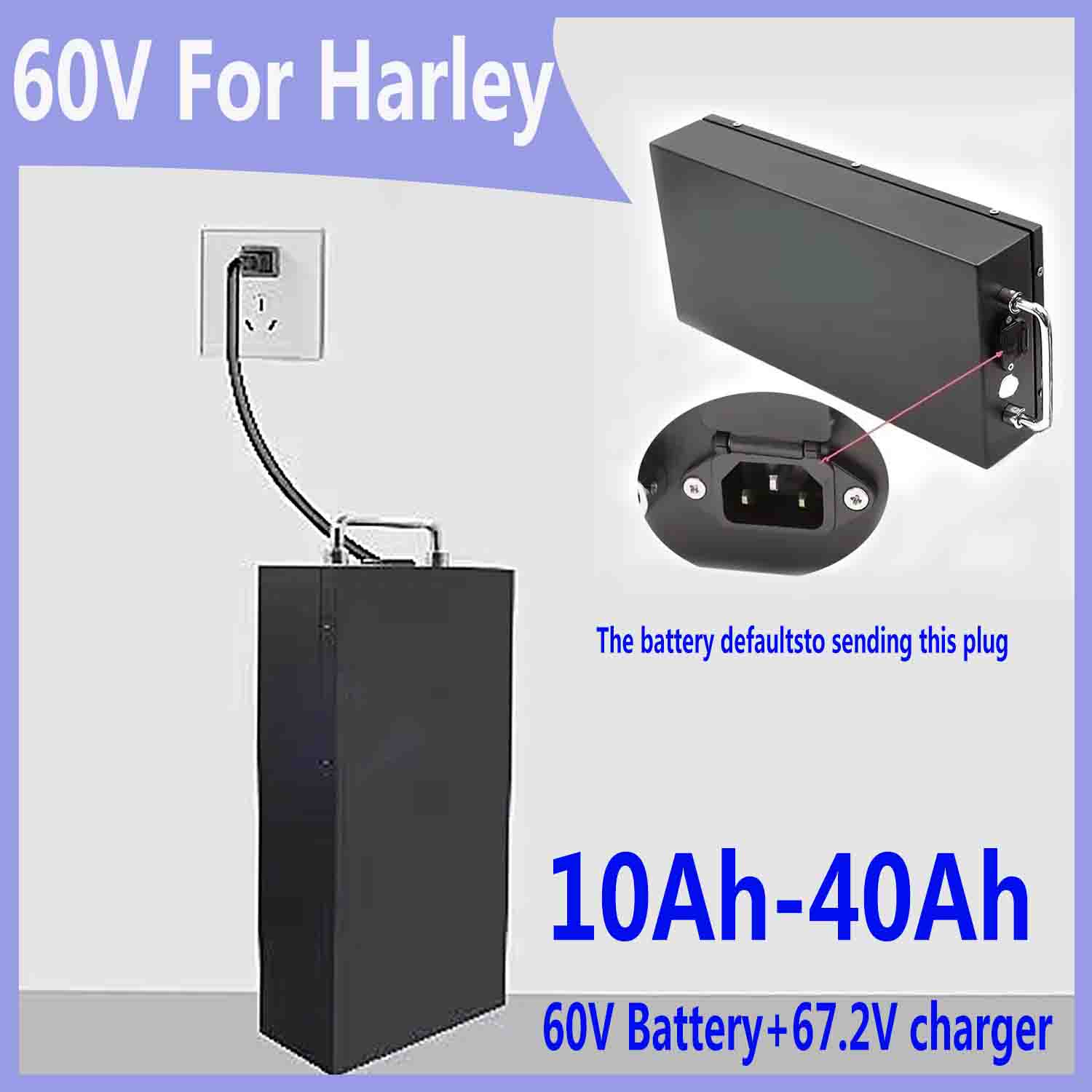 For Harley batteries 60V 20AH  - огляд і ціна 60V 30Ah Electric Scooter Battery